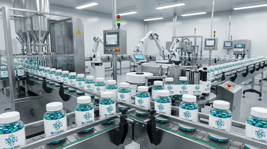 Biofril automated packaging line