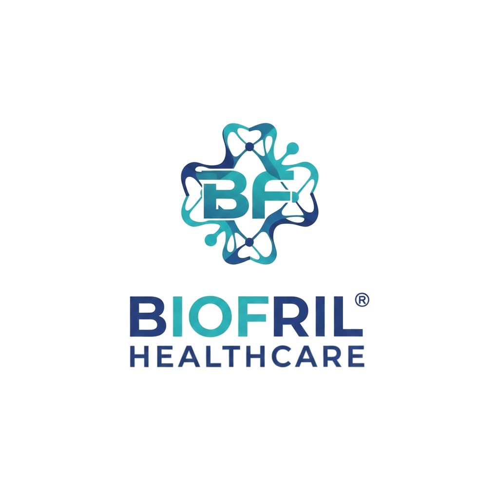 Biofril Healthcare logo — nutraceutical manufacturing company in Nalagarh, Himachal Pradesh