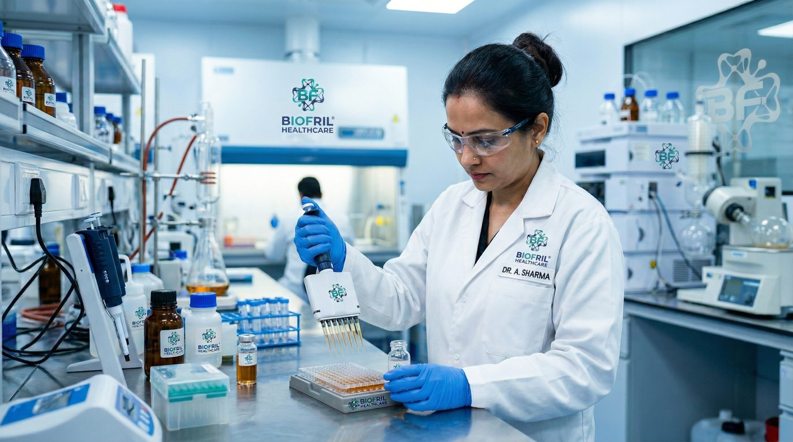 Biofril formulation R&D laboratory