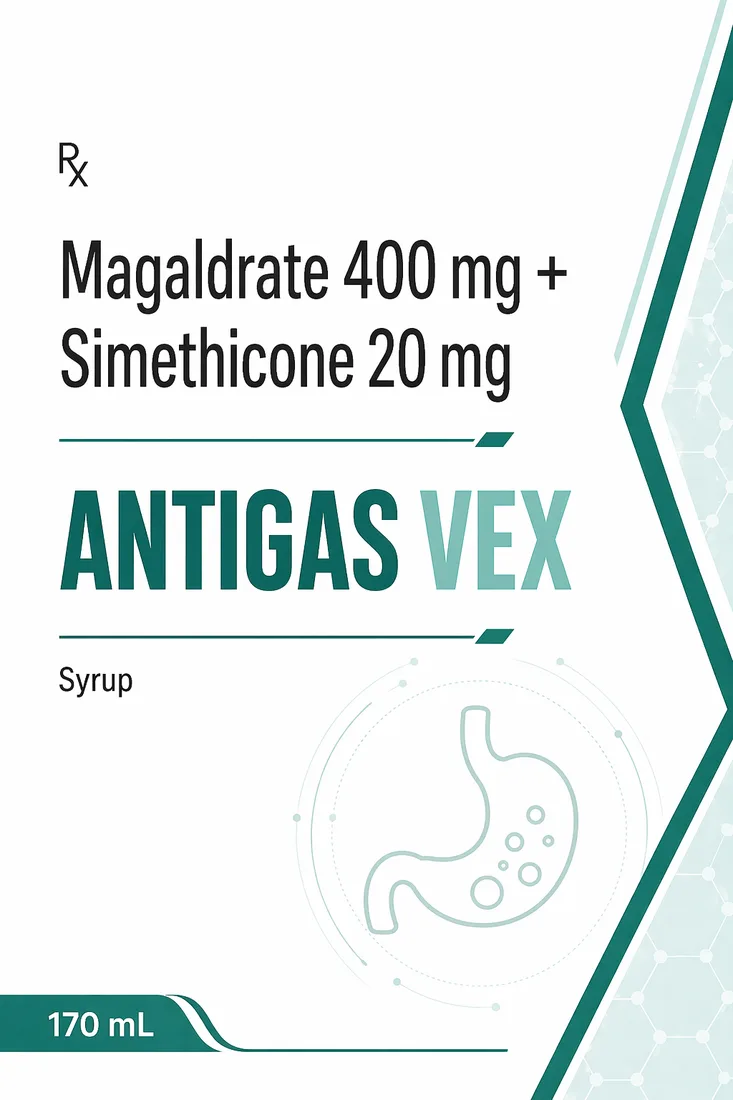 ANTIGASVEX by Biofril Healthcare — WHO-GMP manufactured