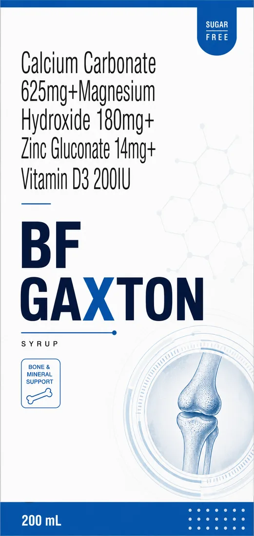 BF GAXTON — Calcium + Magnesium + Zinc + Vitamin D3 Suspension | Biofril Nutraceuticals