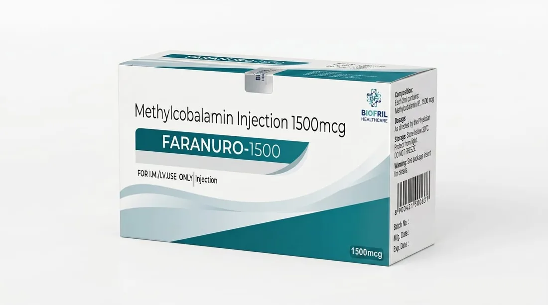 FARANURO 1500 by Biofril Healthcare — WHO-GMP manufactured