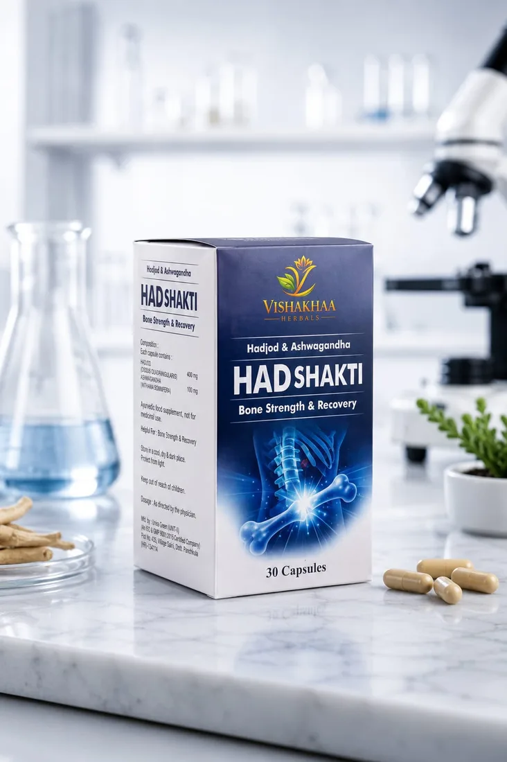 HAD SHAKTI — Hadjod Joint Repair Capsules | Vishakhaa Herbals by Biofril