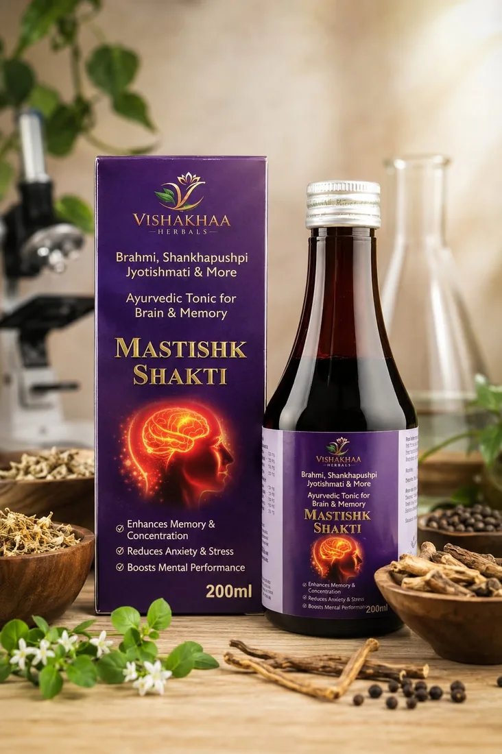 MASTISHK SHAKTI — Brain Tonic & Memory Booster | Vishakhaa Herbals by Biofril
