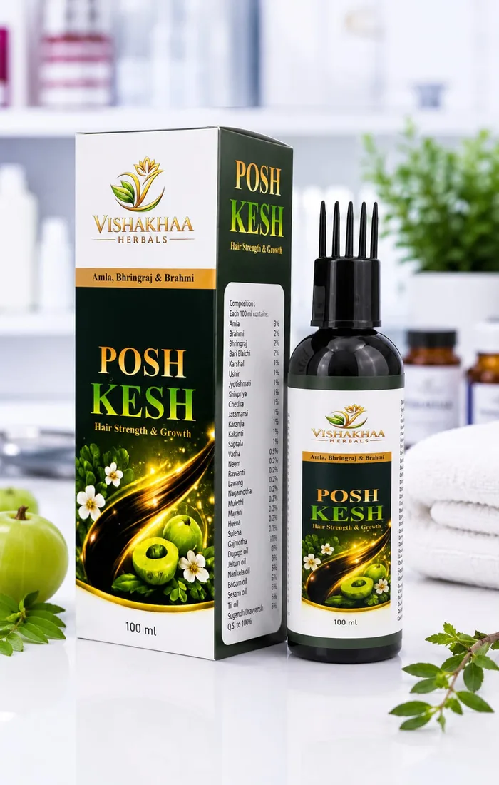 POSH KESH — Herbal Hair Oil | Vishakhaa Herbals by Biofril