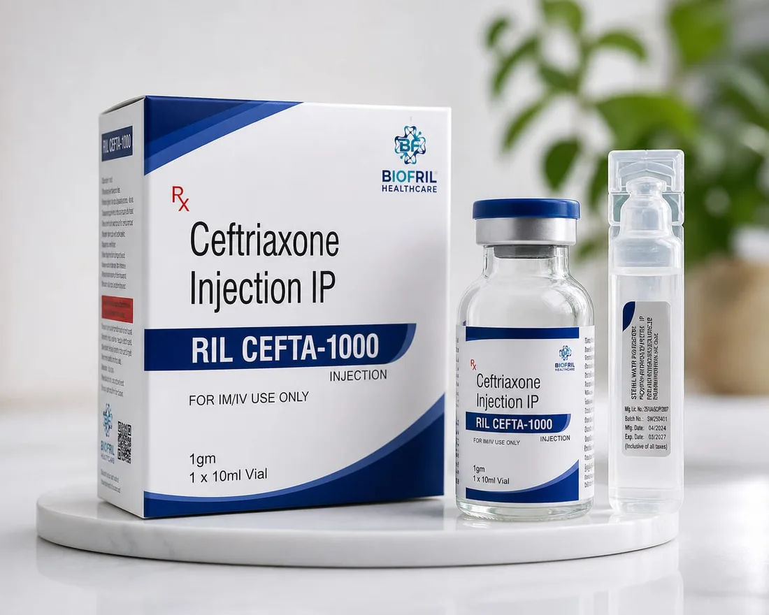 RILCEFTA 1000 by Biofril Healthcare — WHO-GMP manufactured