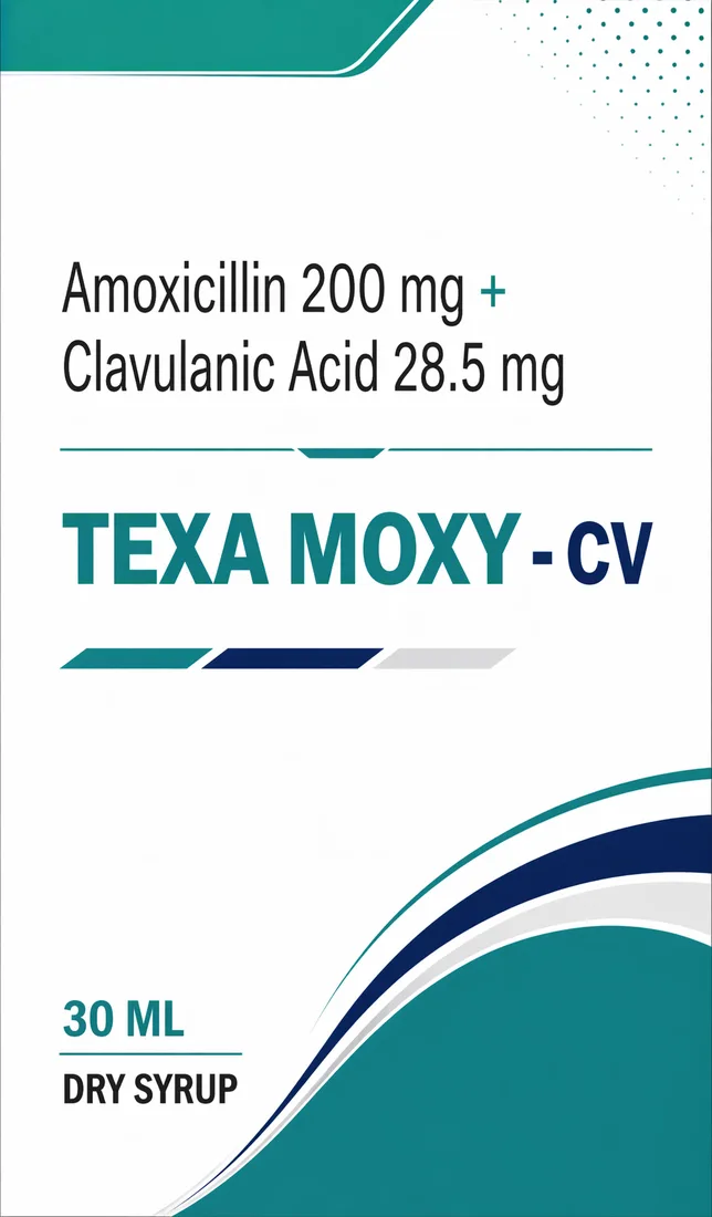 TEXAMOXY CV 200 MG by Biofril Healthcare — WHO-GMP manufactured