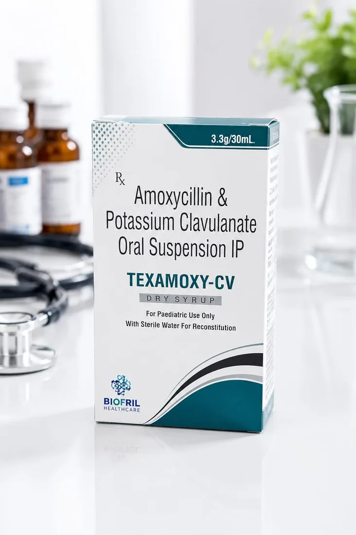 TEXAMOXY CV 400 MG by Biofril Healthcare — WHO-GMP manufactured