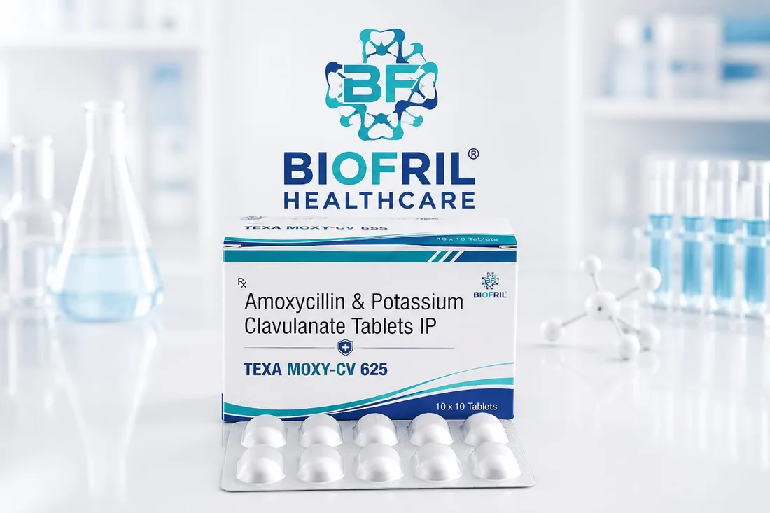 TEXAMOXY CV 625 MG by Biofril Healthcare — WHO-GMP manufactured