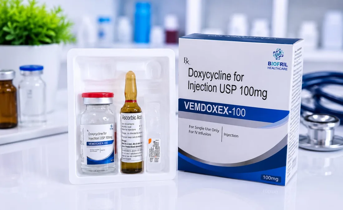 VEMDOXEX 100 by Biofril Healthcare — WHO-GMP manufactured